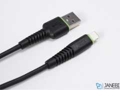 کابل فست شارژ لایتنینگ به یو اس بی budi Lightning Charger Cable 1.2M