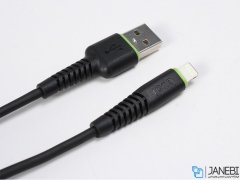 کابل شارژ لایتنینگ budi Lightning To USB Charger Cable 1.2M