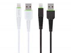 کابل فست شارژ لایتنینگ به یو اس بی budi Lightning Charger Cable 1.2M