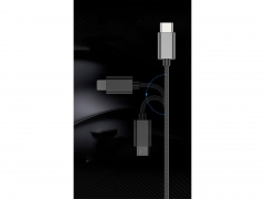 کابل ۳ کاره راک Rock 3in1 Metal Stretchable lightning - Type-C - Micro USB