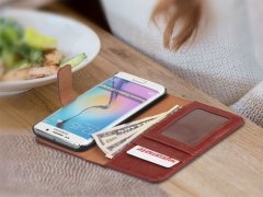 کیف چرم پرومیت سامسونگ Promate Wallex-S6E Cover Samsung S6 Edge