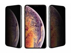 محافظ صفحه نمایش شیشه ای نانو حریم شخصی آیفون Blueo 3D Anti Peep Glass Apple iPhone XR