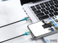 کابل آهنربایی سه سر بیسوس Baseus Zinc magnetic Cable Kit 2m