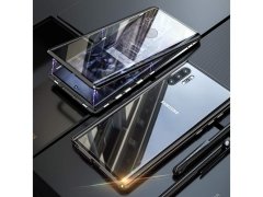 قاب مگنتی و محافظ صفحه شیشه ای سامسونگ Glass Magnetic 360 Case Samsung Note 10 Plus