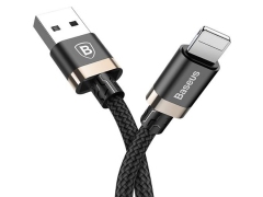 کابل شارژ لایتنینگ اپل بیسوس Baseus Golden Belt Lightning Cable 1m