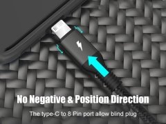 کابل شارژ تایپ سی به لایتنینگ مومکس Momax DL31 Type-C to 8 Pin PD Charging Cable 1.2m