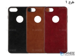 قاب طرح چرم آیفون Huanmin Leather Case Apple iPhone 7/8