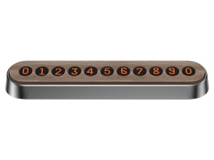 شماره تلفن پارک خودرو بیسوس Baseus Wood Texture Temporary Parking Number