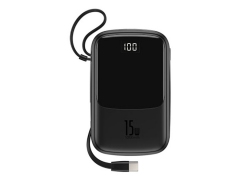 پاور بانک بیسوس با کابل تایپ سی Baseus Q pow BS-P1001C Digital Display 10000mAh Power Bank