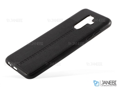 قاب ژله ای طرح چرم سامسونگ Auto Focus Case Samsung A6 Plus 2018
