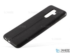 قاب ژله ای طرح چرم سامسونگ Auto Focus Case Samsung A6 Plus 2018