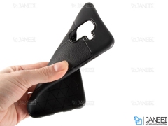 قاب ژله ای طرح چرم سامسونگ Auto Focus Case Samsung A6 Plus 2018