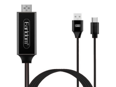 کابل تایپ سی به اچ دی ام آی ارلدام Earldom Type-C to HDTV Cable ET-W12 2M
