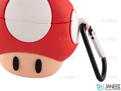 کاور محافظ سیلیکونی ایرپاد طرح قارچ Mushrooms Silicone Case Apple Airpods