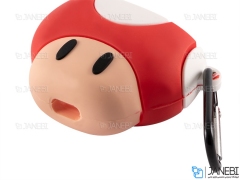 کاور محافظ سیلیکونی ایرپاد طرح قارچ Mushrooms Silicone Case Apple Airpods