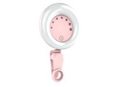لنز واید و ماکرو فلاش دار گوشی Krisyo Beauty led flash light & lens M-608