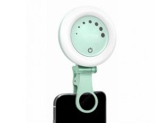 لنز واید و ماکرو فلاش دار گوشی Krisyo Beauty led flash light & lens M-608