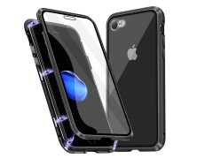قاب مگنتی و محافظ صفحه شیشه ای آیفون Glass Magnetic 360 Case Apple iPhone 7/8