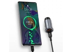شارژر فندکی فست شارژ ماشین دو پورت توتو DCCD-020
