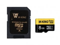رم میکرو اس‌دی 8 گیگابایت W-KING 8GB Extra 533xPlus 80MB/s Class 10