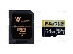 رم میکرو اس‌دی 64 گیگابایت W-KING 64GB Final 653xPlus 100MB/s Class 10