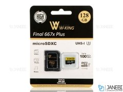 رم میکرو اس‌دی 128 گیگابایت W-KING 128GB Final 667xPlus 100MB/s Class 10