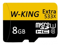 رم میکرو اس‌دی 8 گیگابایت W-KING 8GB Extra 533xPlus 80MB/s Class 10