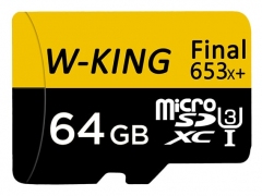 رم میکرو اس‌دی 64 گیگابایت W-KING 64GB Final 653xPlus 100MB/s Class 10