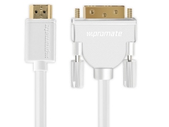 کابل اچ دی ام آی به دی وی آی پرومیت Promate LinkMate-H4 HDMI to DVI Cable 1.5m