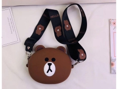 کیف سیلیکونی کوچک رودوشی طرح خرس Bear Little Bag