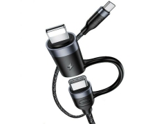 کابل سریع تایپ سی به لایتنینگ یوسامز USAMS U31 Type-C/Type-C to Lightning Cable 1.2m