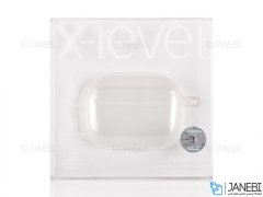 کاور ژله ای شفاف ایرپاد پرو ایکس لول X-Level Transparent Case Airpods Pro