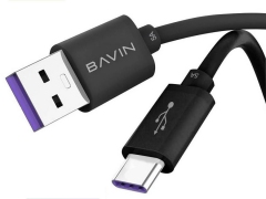 کابل شارژ و انتقال داده تایپ سی باوین Bavin CB-152 Type-C Cable 1m