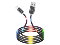 کابل تایپ سی رقص نور باوین Bavin CB-139 Led Type-C Cable 1m