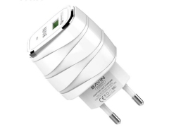 شارژر دیواری سریع و کابل تایپ سی باوین Bavin PC527Y Type-C Charger