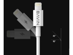 کابل شارژ سریع تایپ سی به لایتنینگ باوین Bavin CB-169 Type-C To Lightning Cable 1m