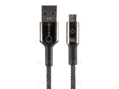 کابل شارژ و انتقال داده میکرو یو اس بی هوشمند باوین Bavin CB-157 Micro USB Cable 1m