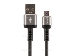 کابل شارژ و انتقال داده میکرو یو اس بی تلفنی Bavin CB-153 Micro USB Cable 1m