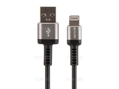 کابل شارژ و انتقال داده لایتنینگ تلفنی باوین Bavin CB-153 Lightning Cable 1m