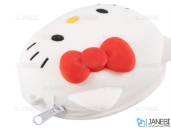 کیف سیلیکونی کوچک رودوشی طرح کیتی Kitty Little Bag