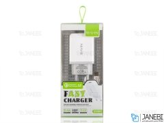 شارژر دیواری سریع و کابل تایپ سی باوین Bavin PC388Y Type-C Charger