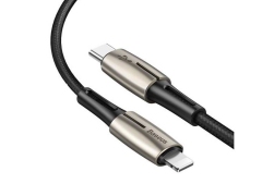 کابل شارژ سریع و انتقال داده تایپ سی به لایتنینگ 18 وات 1.3 متری بیسوس Baseus Water Drop Type-C to iP Cable CATLRD-01