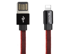 کابل شارژ و انتقال داده لایتنینگ باوین Bavin CB-187 Lightning Cable 1m