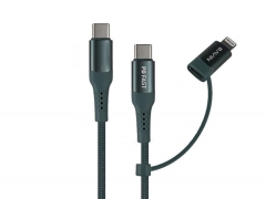 کابل سریع دو سر تایپ سی به لایتنینگ باوین Bavin CB-189 2IN1 Type-C to Lightning Cable 1m