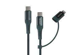 کابل سریع دو سر تایپ سی به لایتنینگ باوین Bavin CB-189 2IN1 Type-C to Lightning Cable 1m