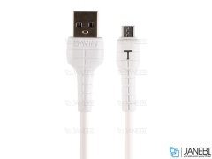 کابل شارژ و انتقال داده میکرو یو اس بی باوین Bavin CB-177 Micro USB Cable 1m