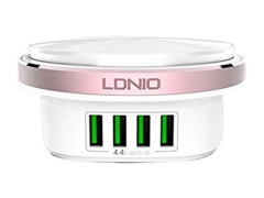 هاب شارژر یو اس بی الدنیو LDNIO A4406 4Port USB Charger