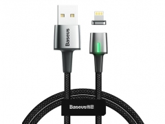 کابل آهنربایی لایتنینگ بیسوس Baseus Lightning Zinc Magnetic Cable 2m/1.5A