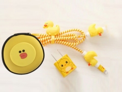 پک کیف و محافظ کابل شارژ آیفون اردک Cover Charger Protector Duck