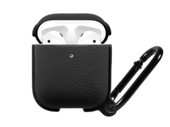 کاور سیلیکونی طرح چرم ایرپاد Airpods 1/2 Leather Silicone Hang Case